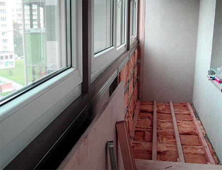  Теплый пол на балконе 